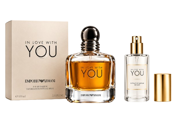 Emporio Armani In Love With You perfume display